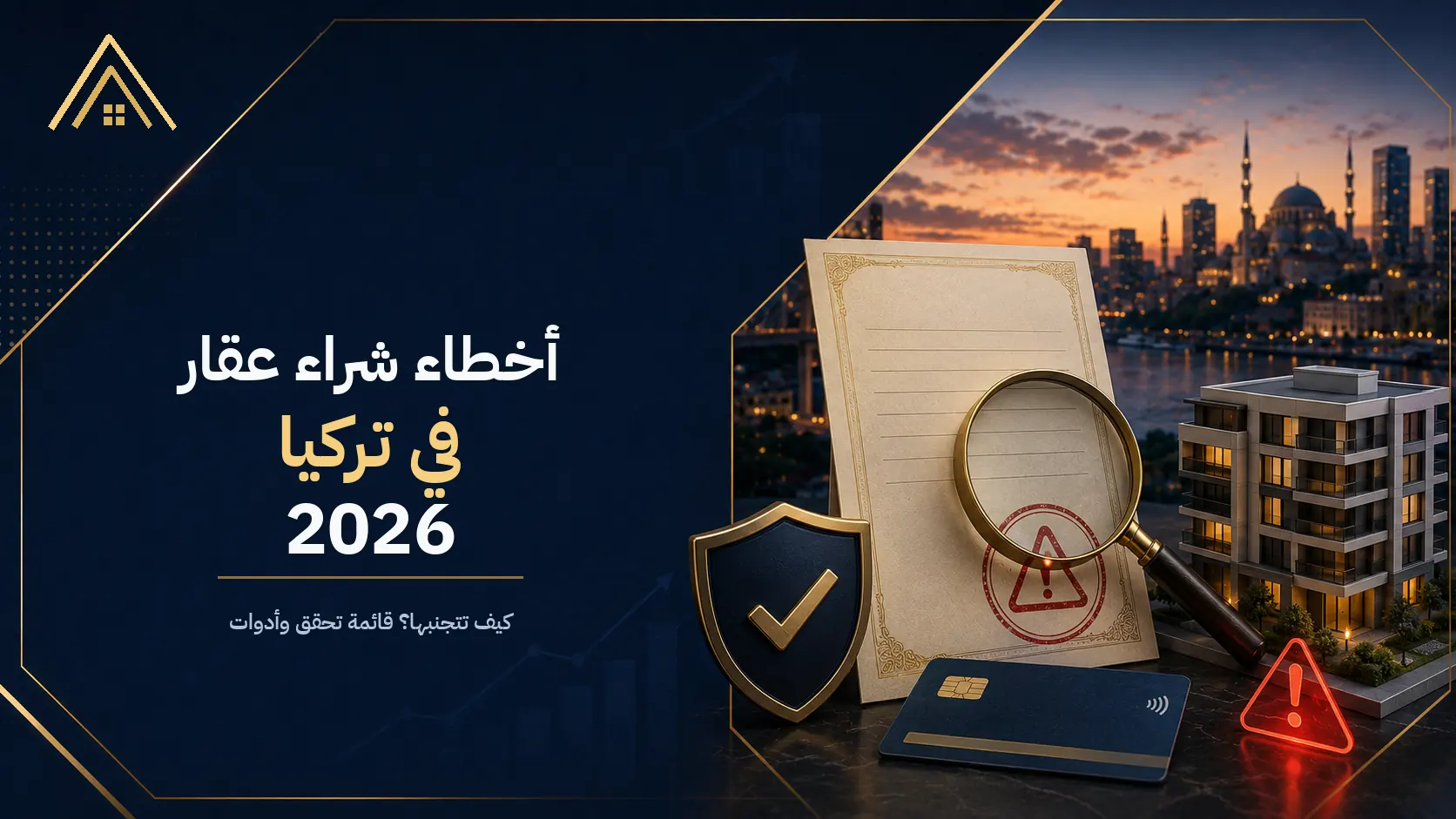 أخطاء شائعة عند شراء عقار في تركيا 2026 وكيف تتجنّبها