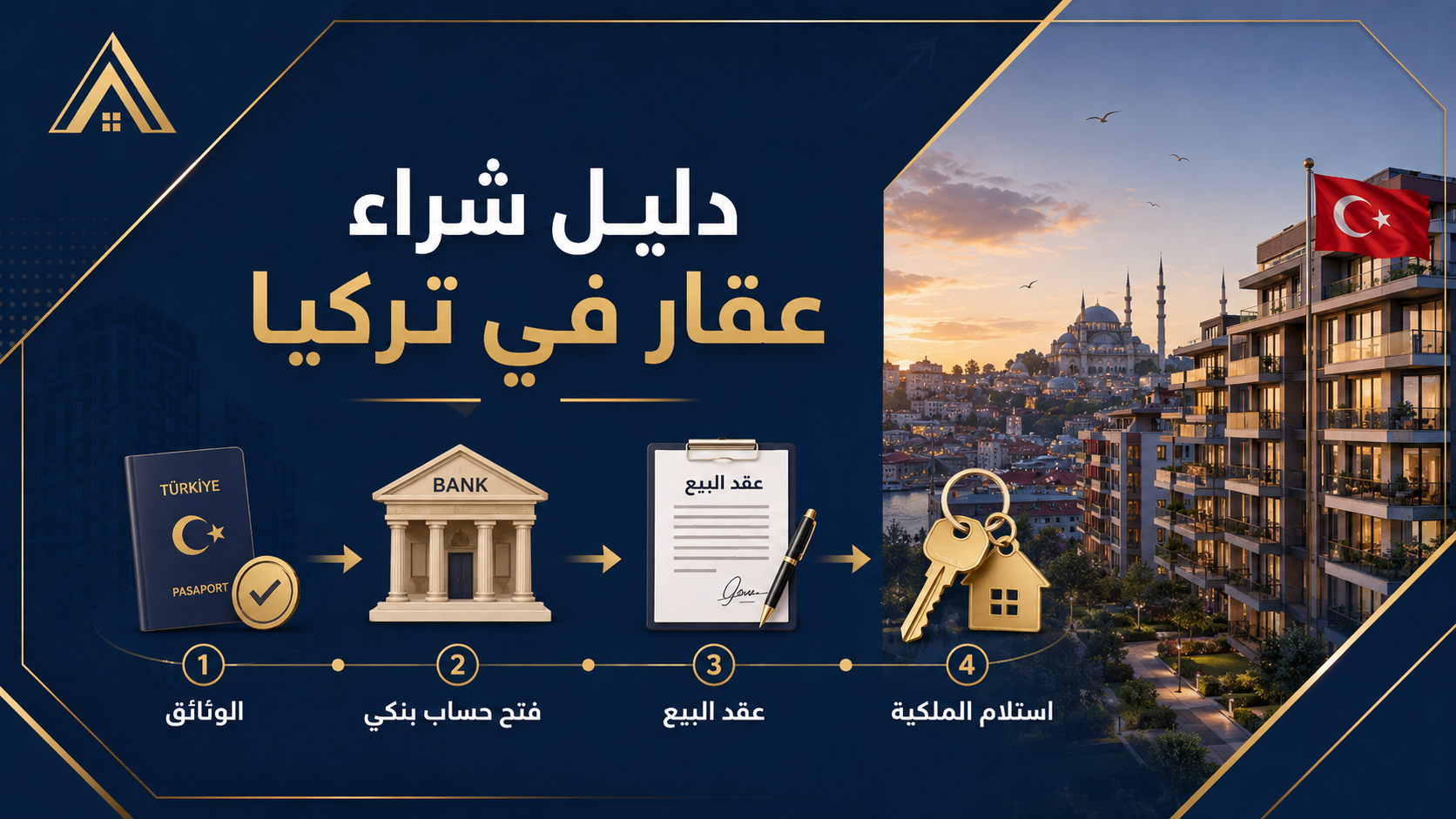 الطابو في تركيا 2026: أنواع سند الملكية والرسوم وخطوات النقل